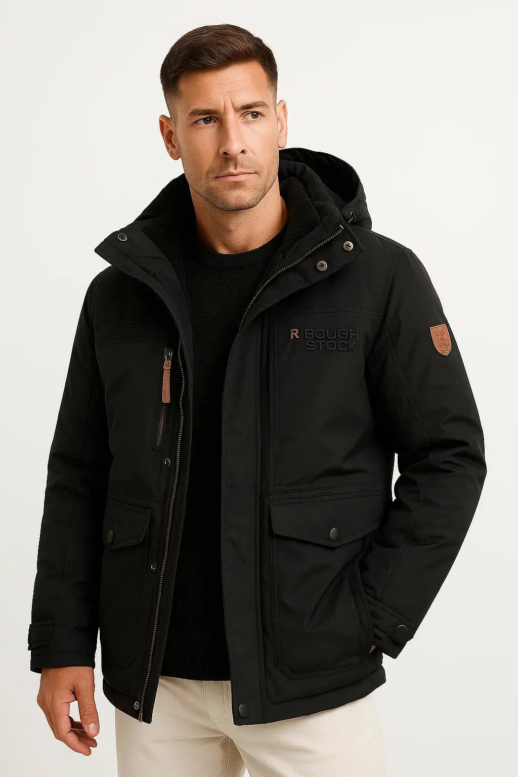 Optew Men's Insulated Waterproof Puffer Jacket for Outdoor Activities
