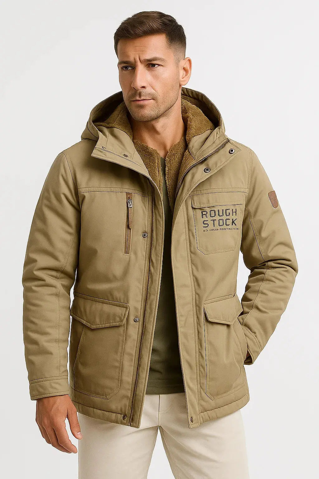 Optew Men's Insulated Waterproof Puffer Jacket for Outdoor Activities