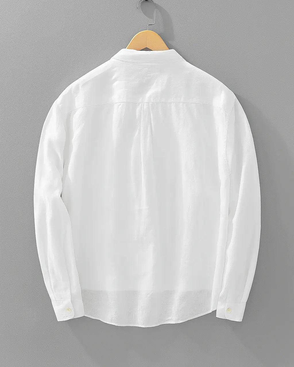 Optew Cotton-Linen Popover Shirt