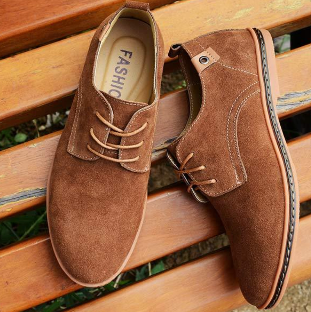 Optew Oxford Dress Shoes for Men - Lace-up Round Toe