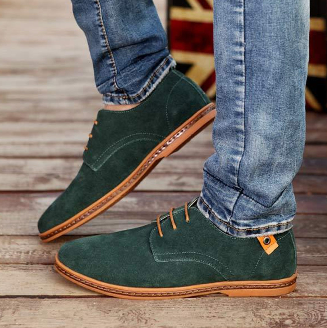 Optew Oxford Dress Shoes for Men - Lace-up Round Toe