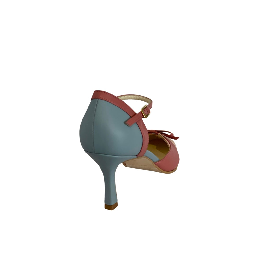 Optew Ankle Strap Heels Women's - Bow Heels Pointed Toe