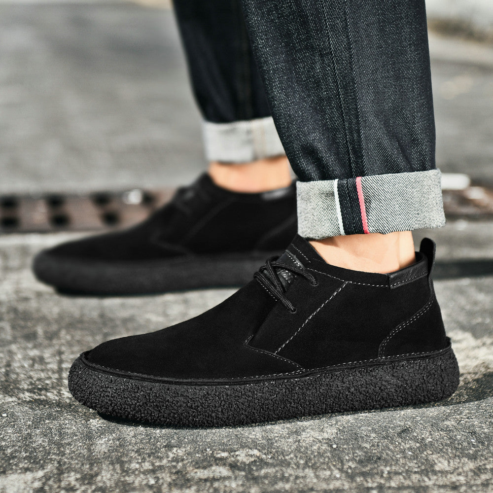 Optew Men’s Mid-Top Lace-Up Shoes