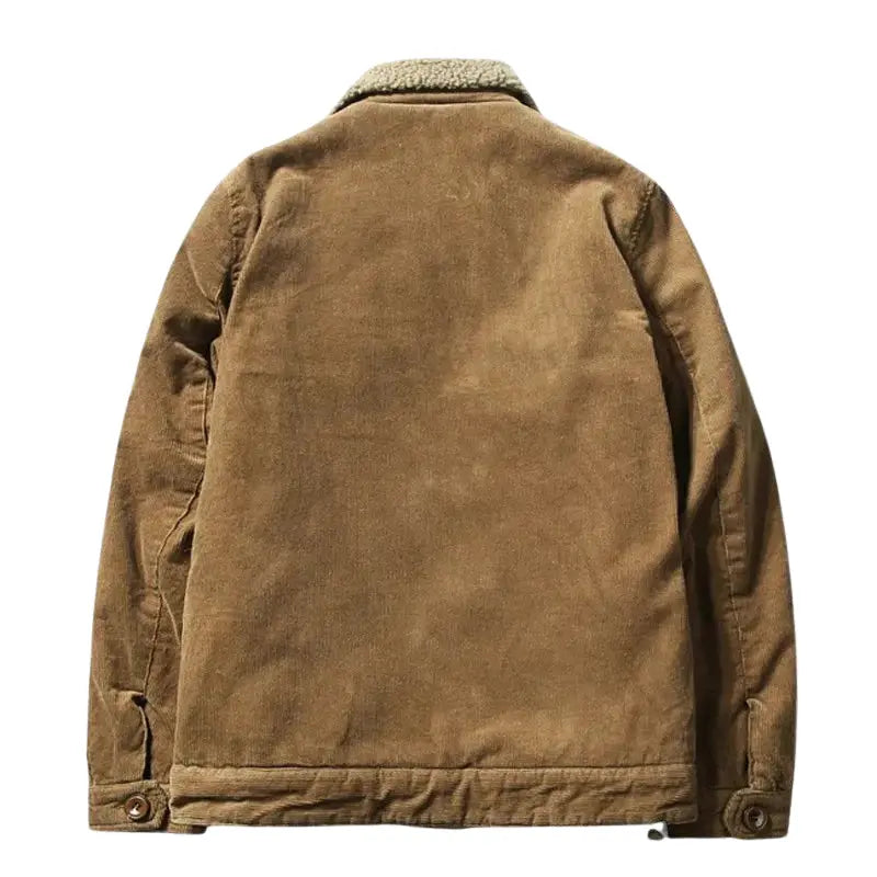 Optew Men’s Corduroy Trucker Jacket