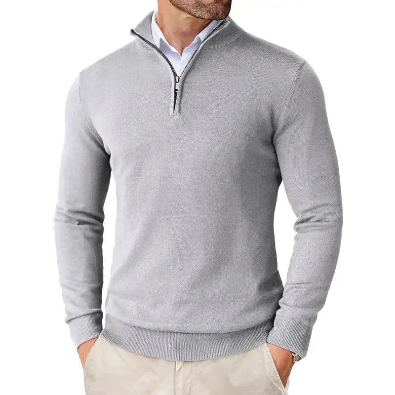 Optew Men's Classic Half-Zip Sweater