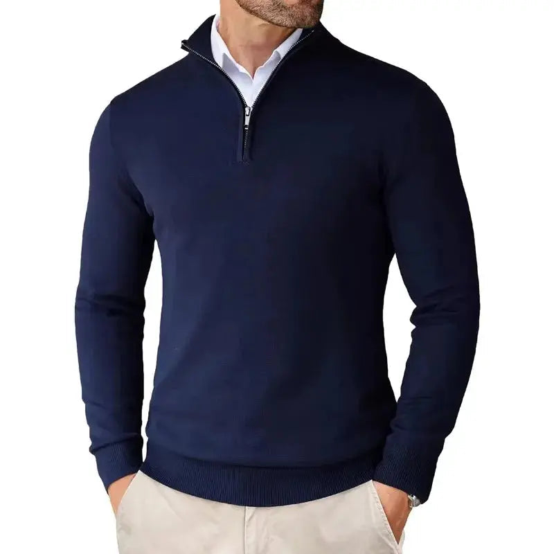 Optew Men's Classic Half-Zip Sweater