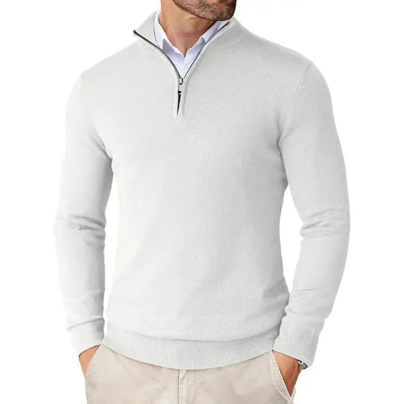 Optew Men's Classic Half-Zip Sweater