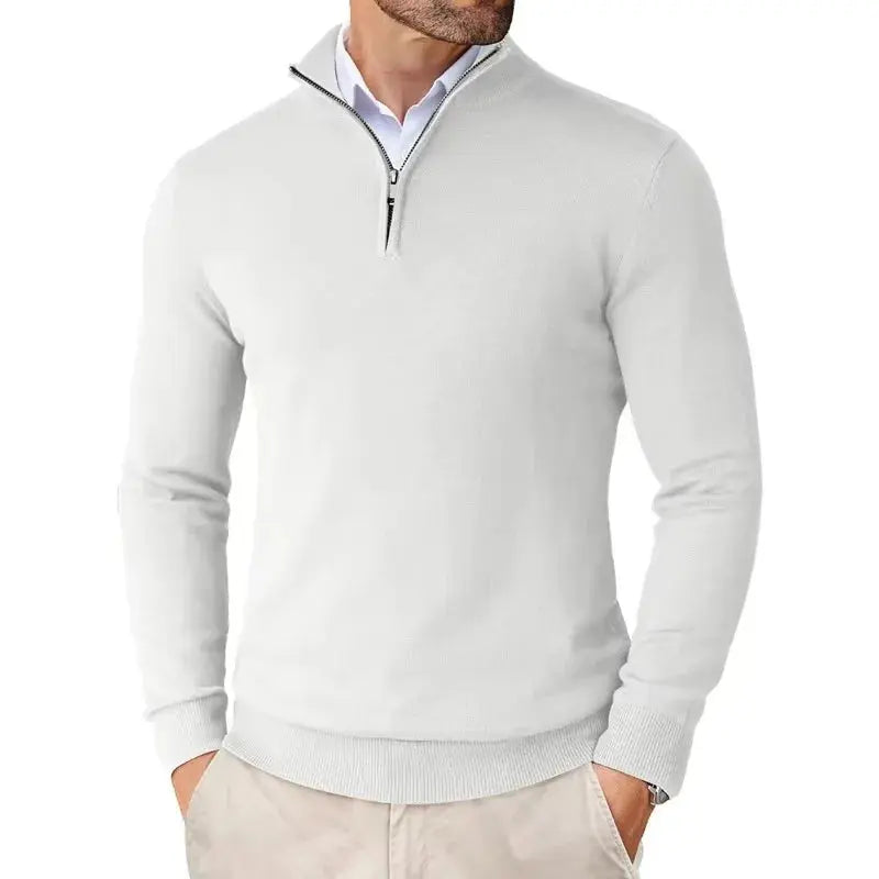 Optew Men's Classic Half-Zip Sweater