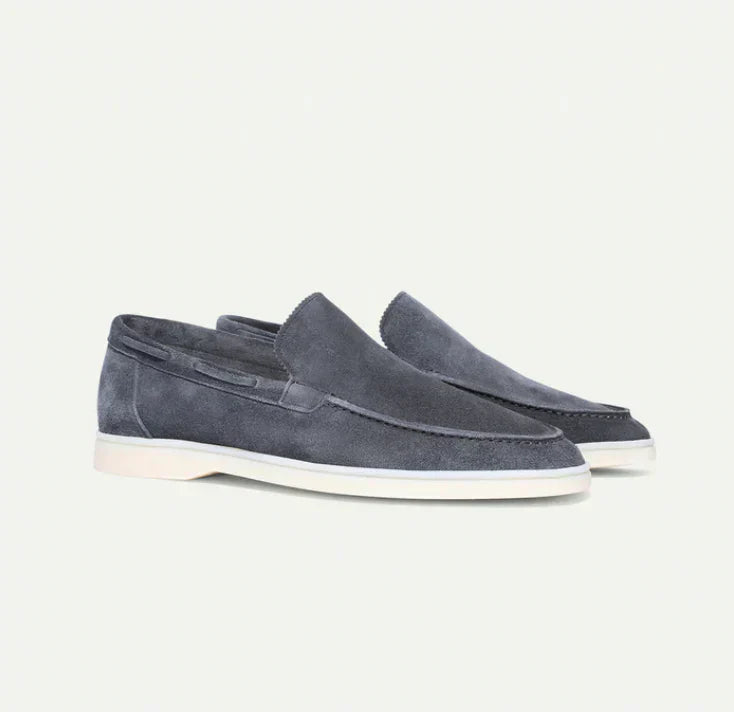 Optew Men’s Suede Slip-On Loafers