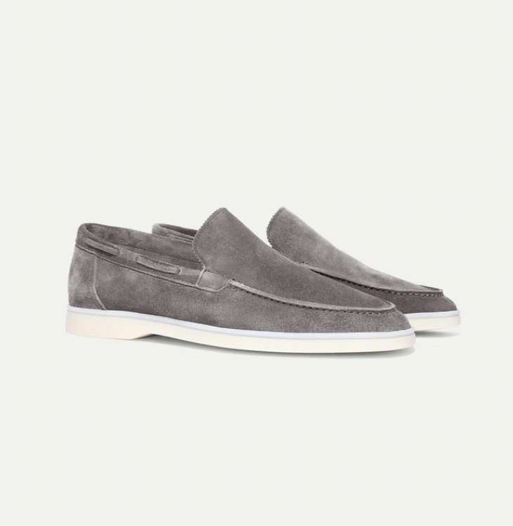 Optew Men’s Suede Slip-On Loafers
