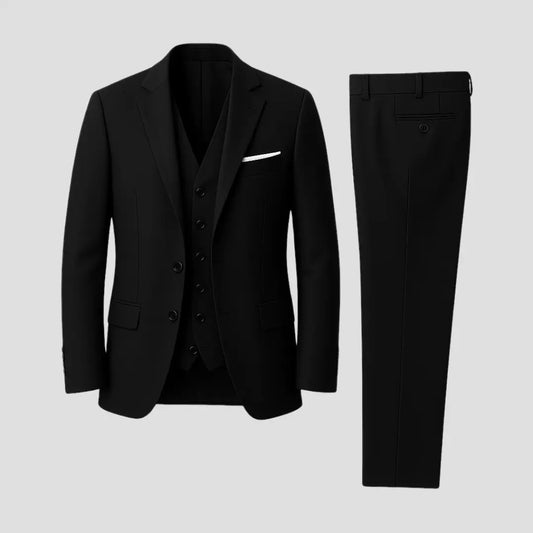 Optew Men’s Slim Fit Three-Piece Suit