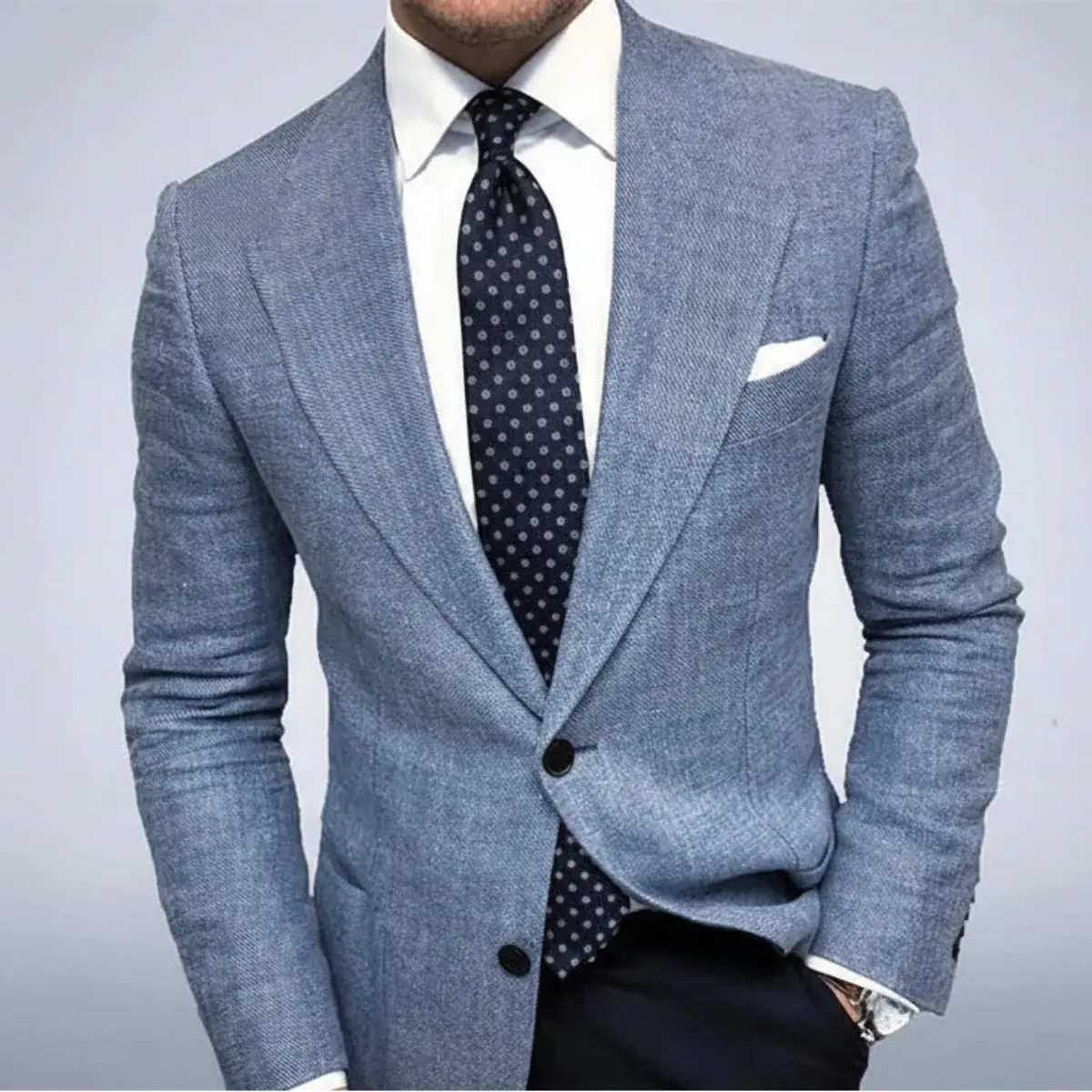 Optew Men’s Tailored Everyday Blazer – Smart Lightweight Jacket for Work or Dinner