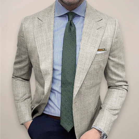 Optew Men’s Tailored Everyday Blazer – Smart Lightweight Jacket for Work or Dinner
