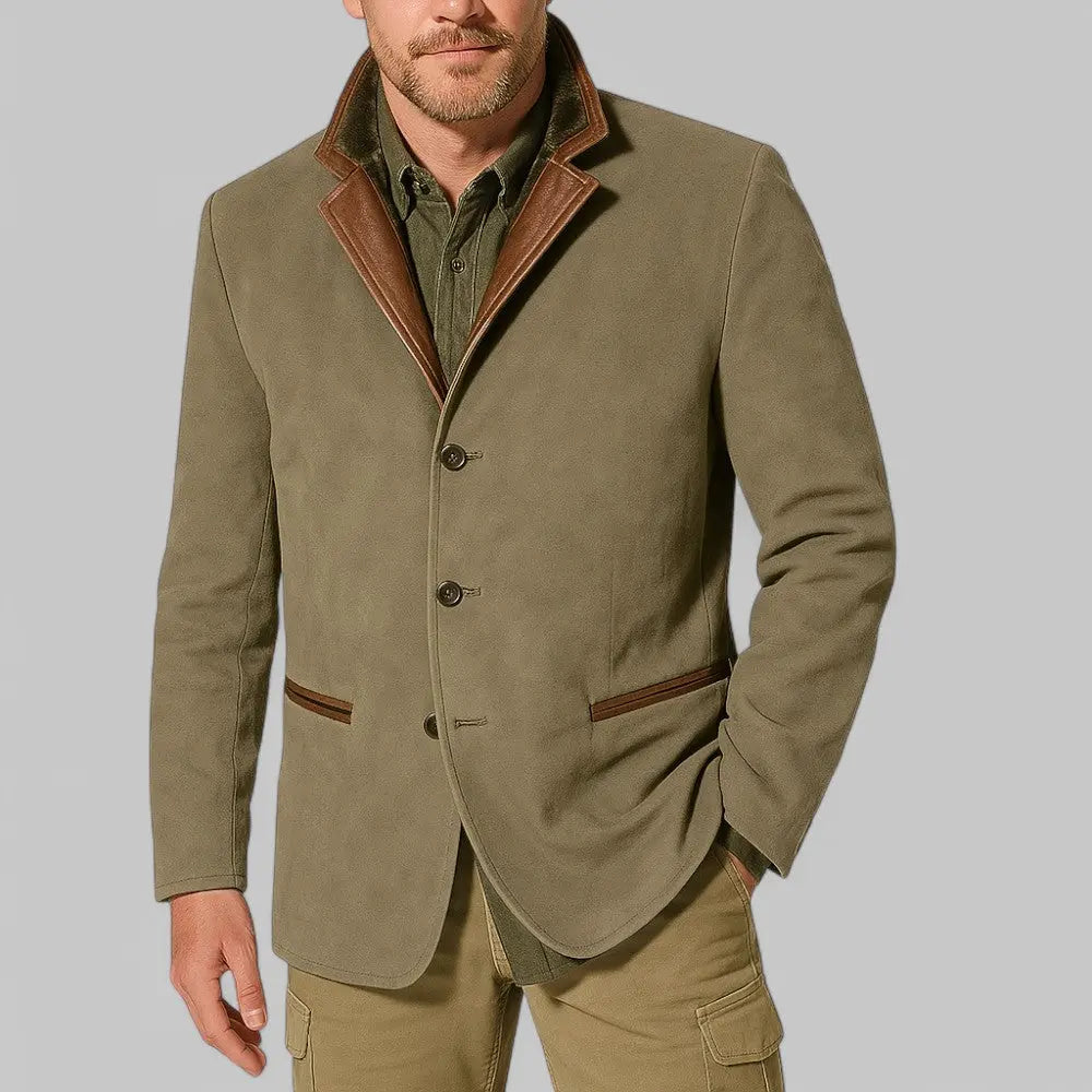 Optew Men’s Vintage Field Jacket – Classic Autumn Casual Style