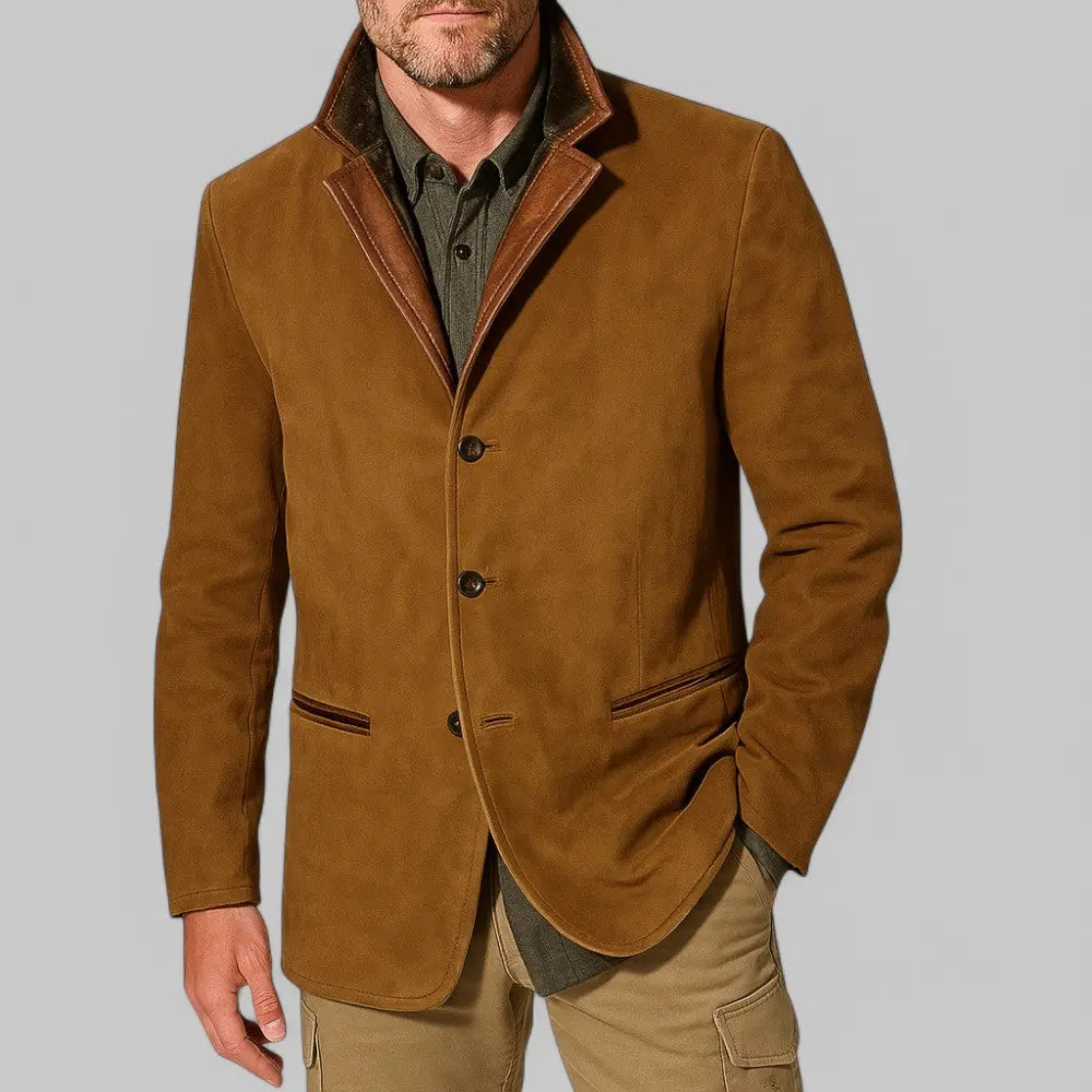 Optew Men’s Vintage Field Jacket – Classic Autumn Casual Style