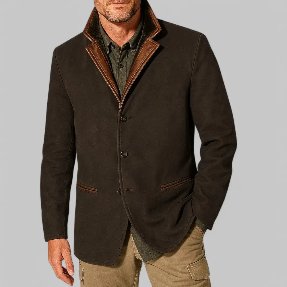 Optew Men’s Vintage Field Jacket – Classic Autumn Casual Style