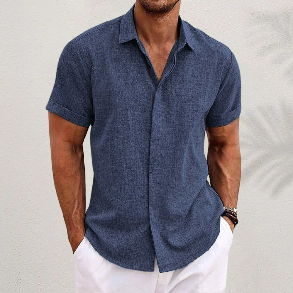 Optew Men’s Linen Summer Shirt