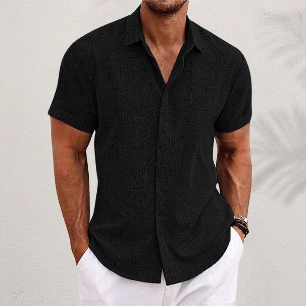 Optew Men’s Linen Summer Shirt