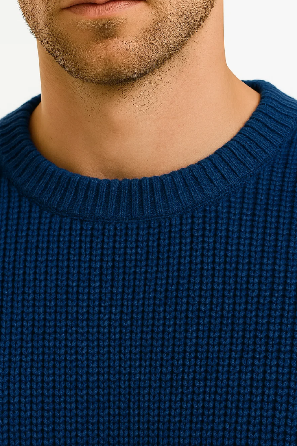 Optew Men’s Oversized Ribbed Sweater