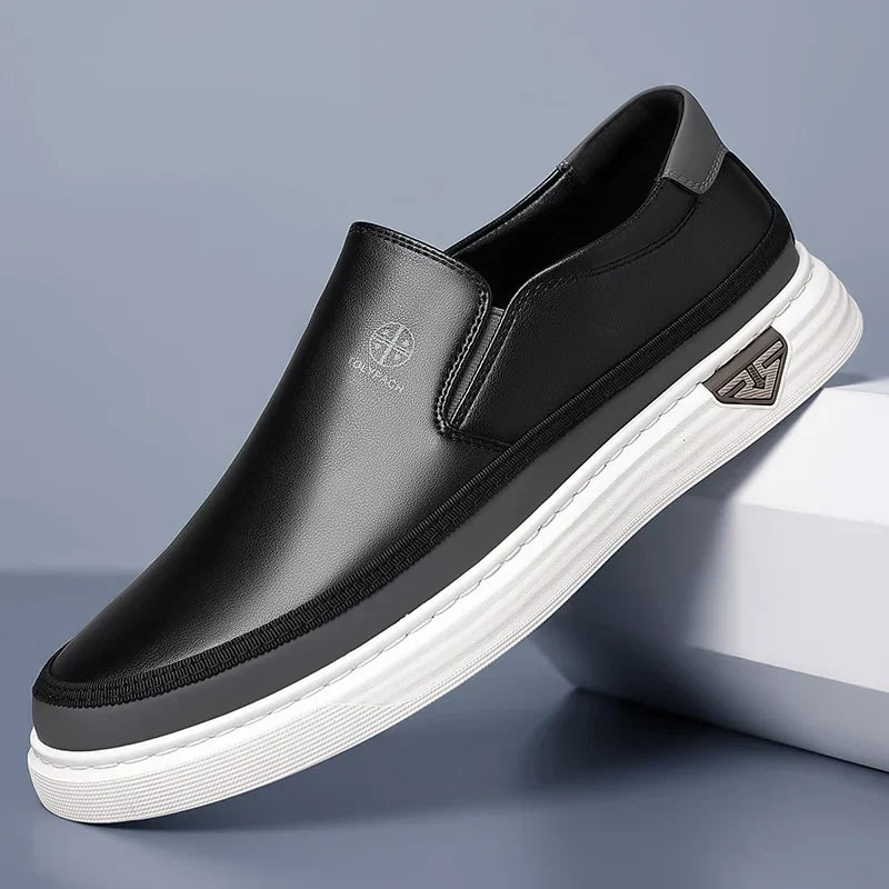 Optew Men’s Leather Loafers