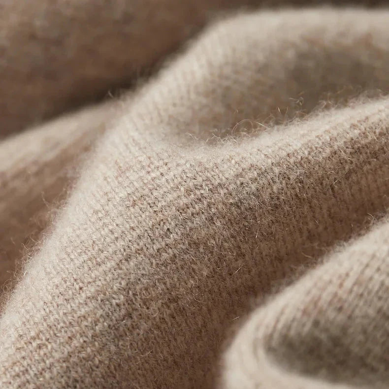 Optew Men’s Cashmere Zip Cardigan