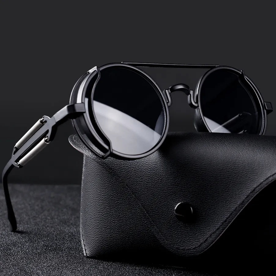 Optew Men’s Steampunk Sunglasses