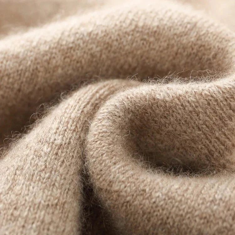 Optew Men’s Cashmere Zip Cardigan