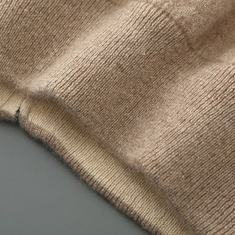 Optew Men’s Cashmere Zip Cardigan