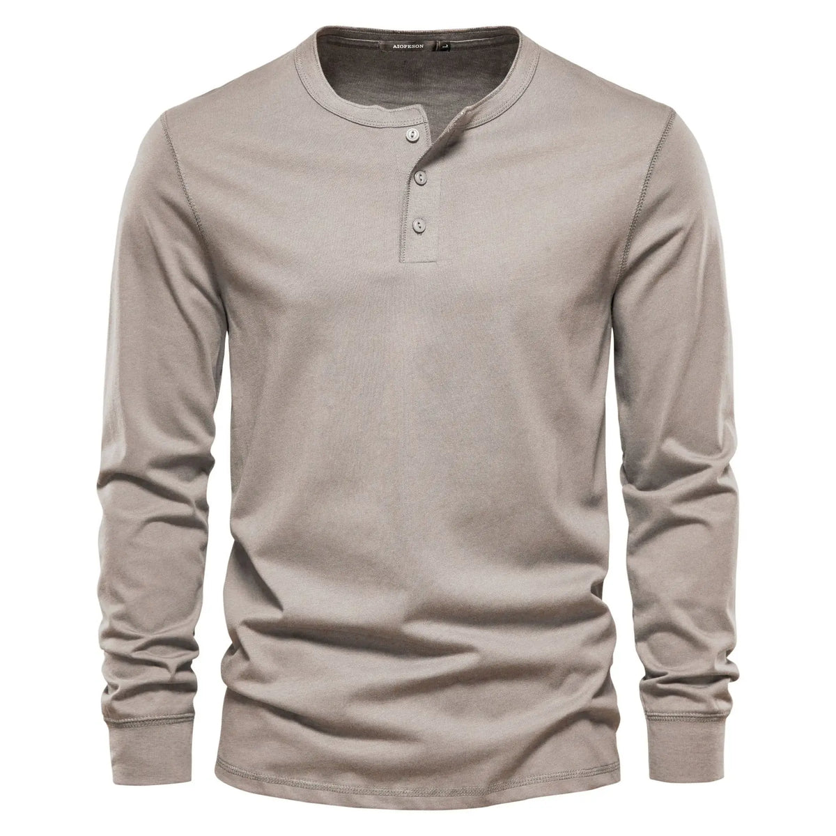 Optew Men’s Long Sleeve Henley Shirt