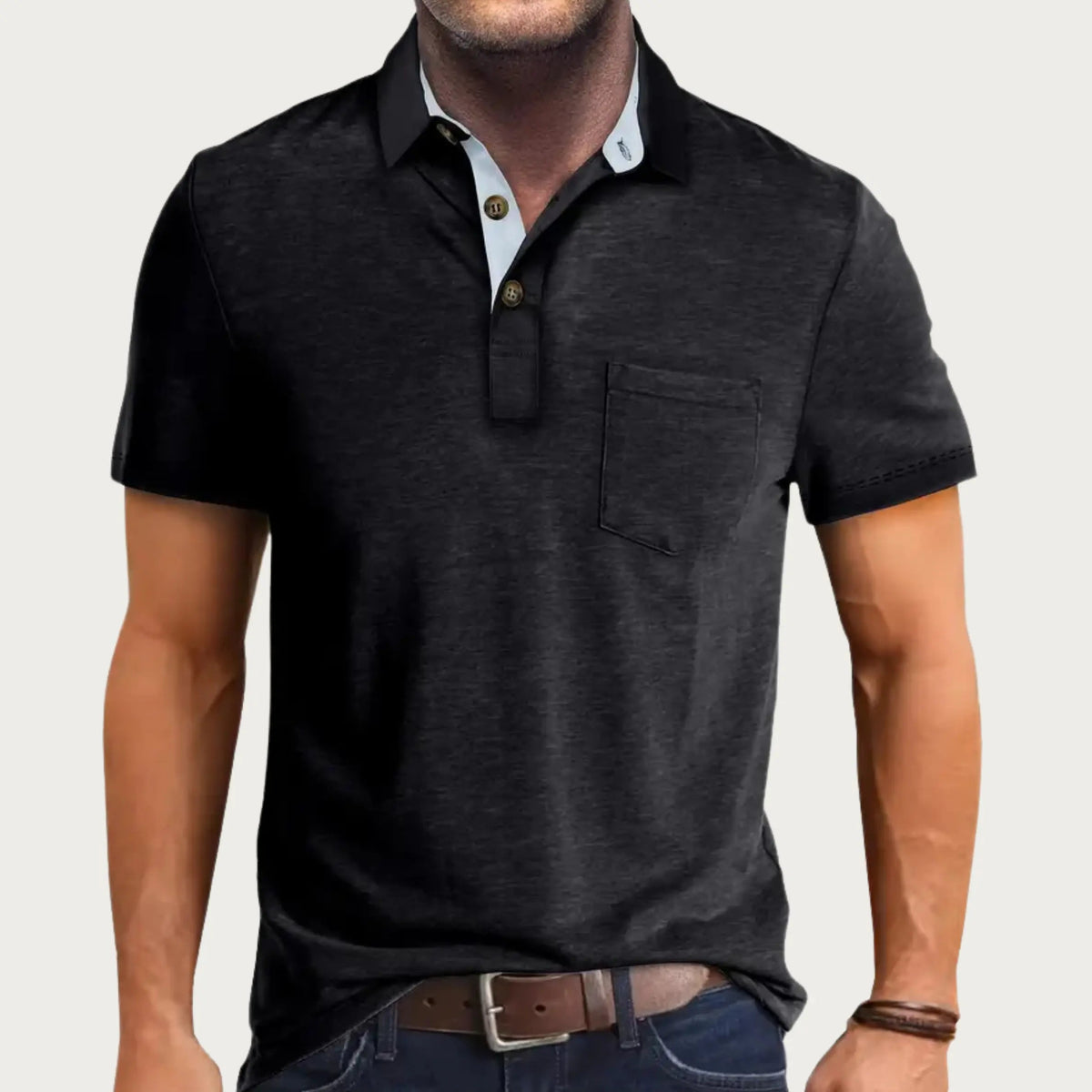 Optew Men’s Classic Slim Fit Polo Shirt