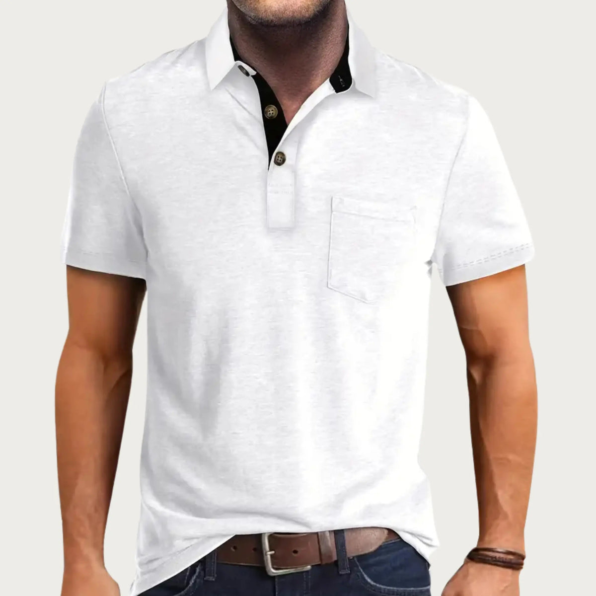 Optew Men’s Classic Slim Fit Polo Shirt