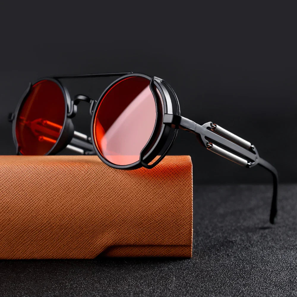 Optew Men’s Steampunk Sunglasses