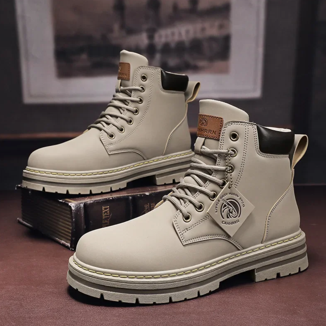 Optew Men’s Lace-Up Work Boots