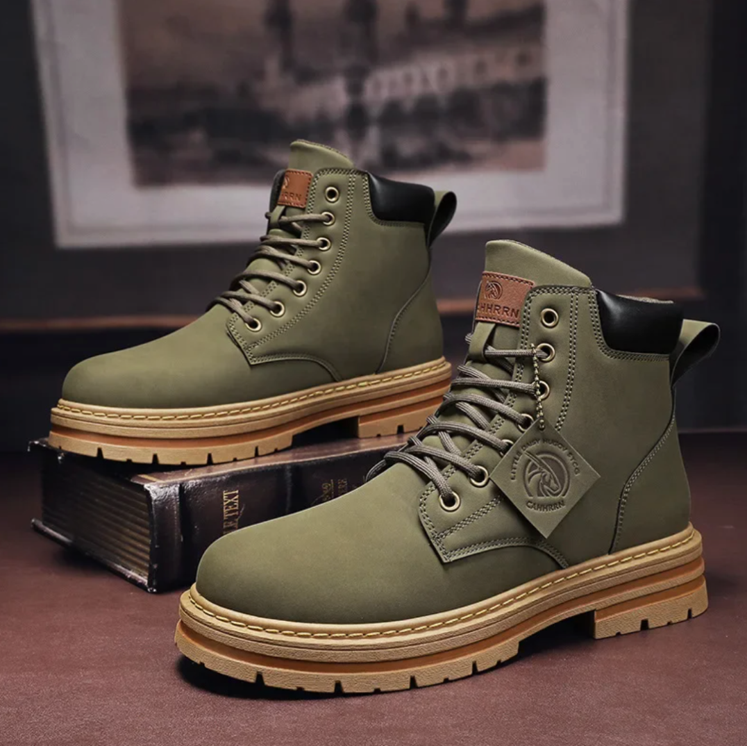 Optew Men’s Lace-Up Work Boots