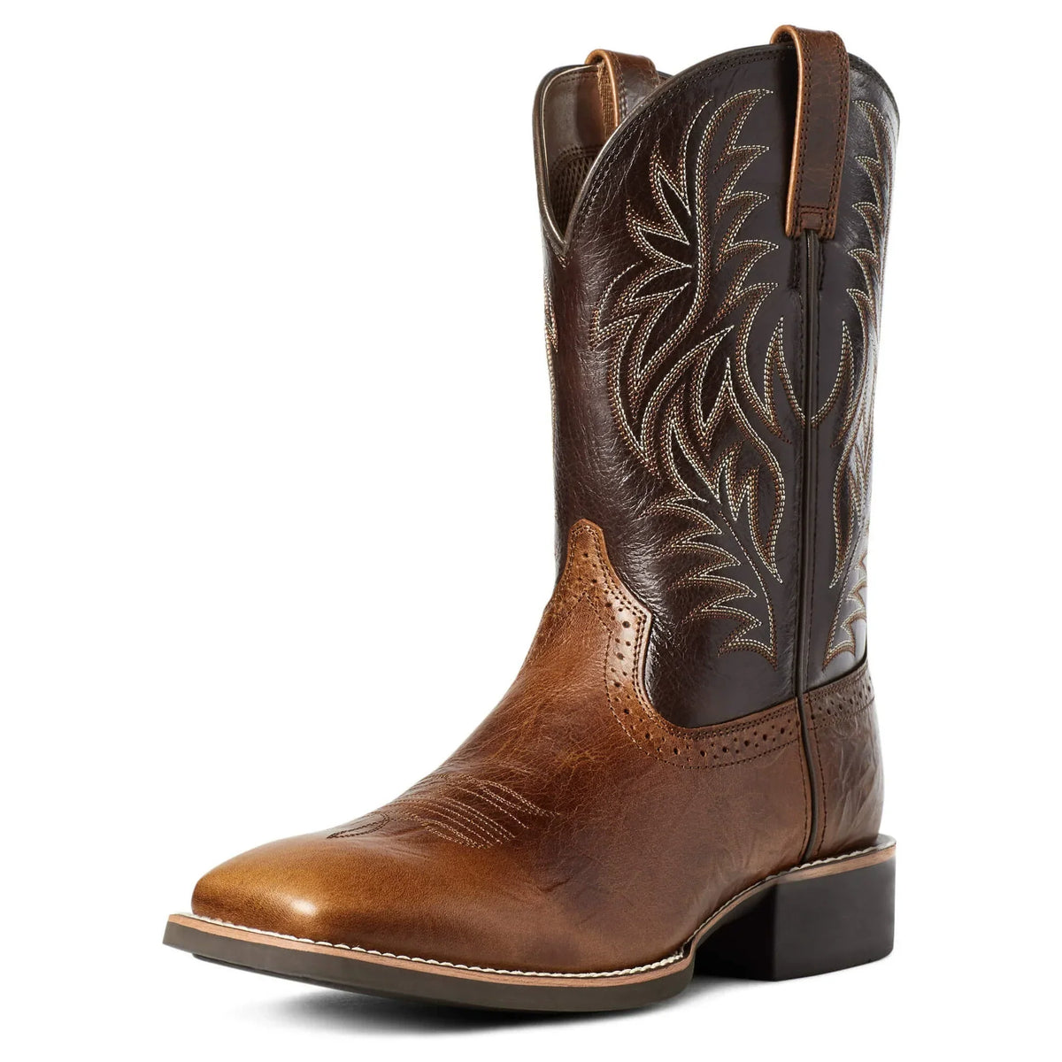 Optew Men’s Embroidered Mid-Calf Boots