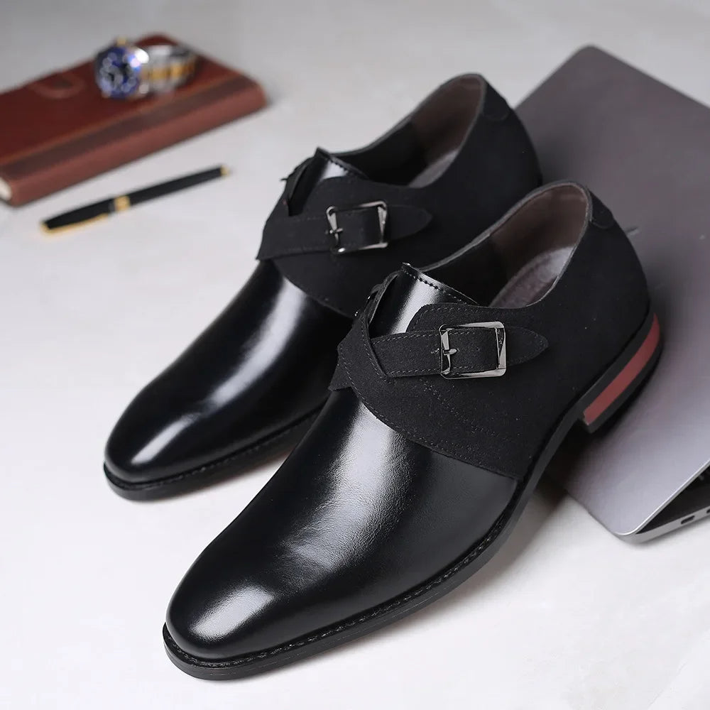 Optew Men’s Double Buckle Loafers