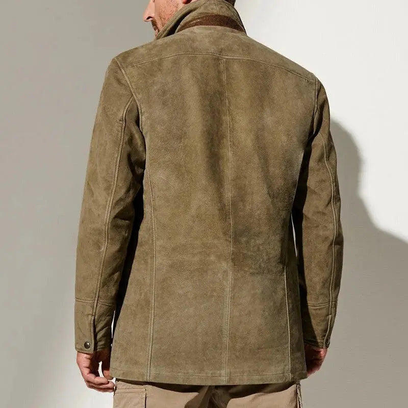 Optew Men’s Button-Up Winter Jacket