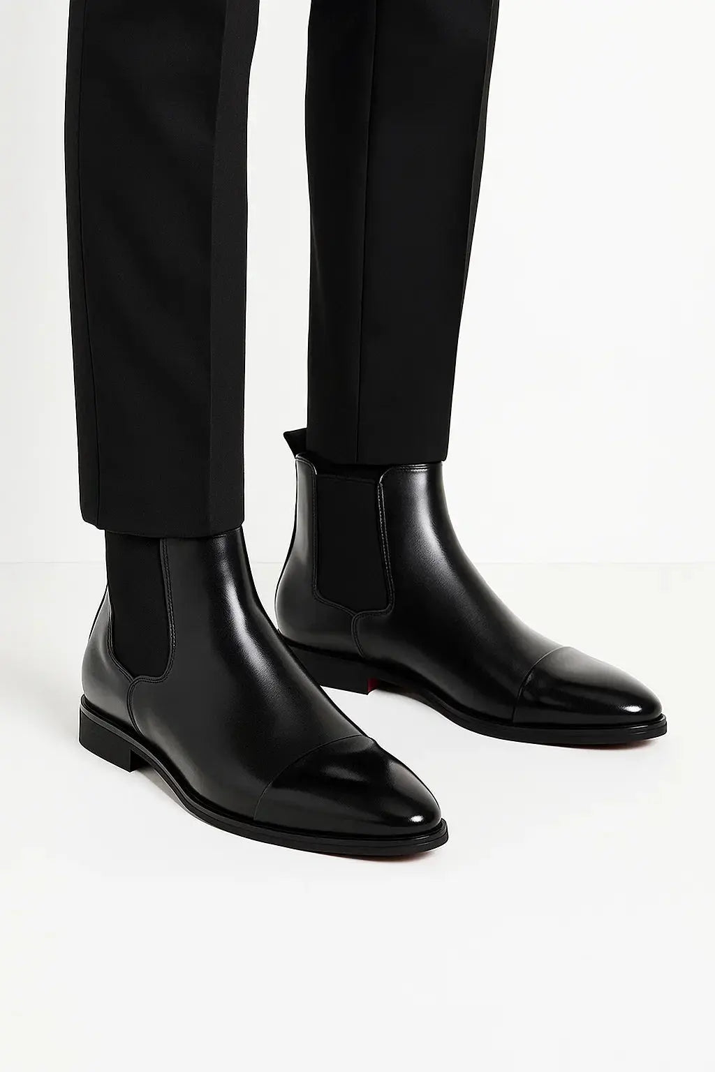 Optew Men's Chelsea Boots Premium Leather Comfortable Everyday Wear