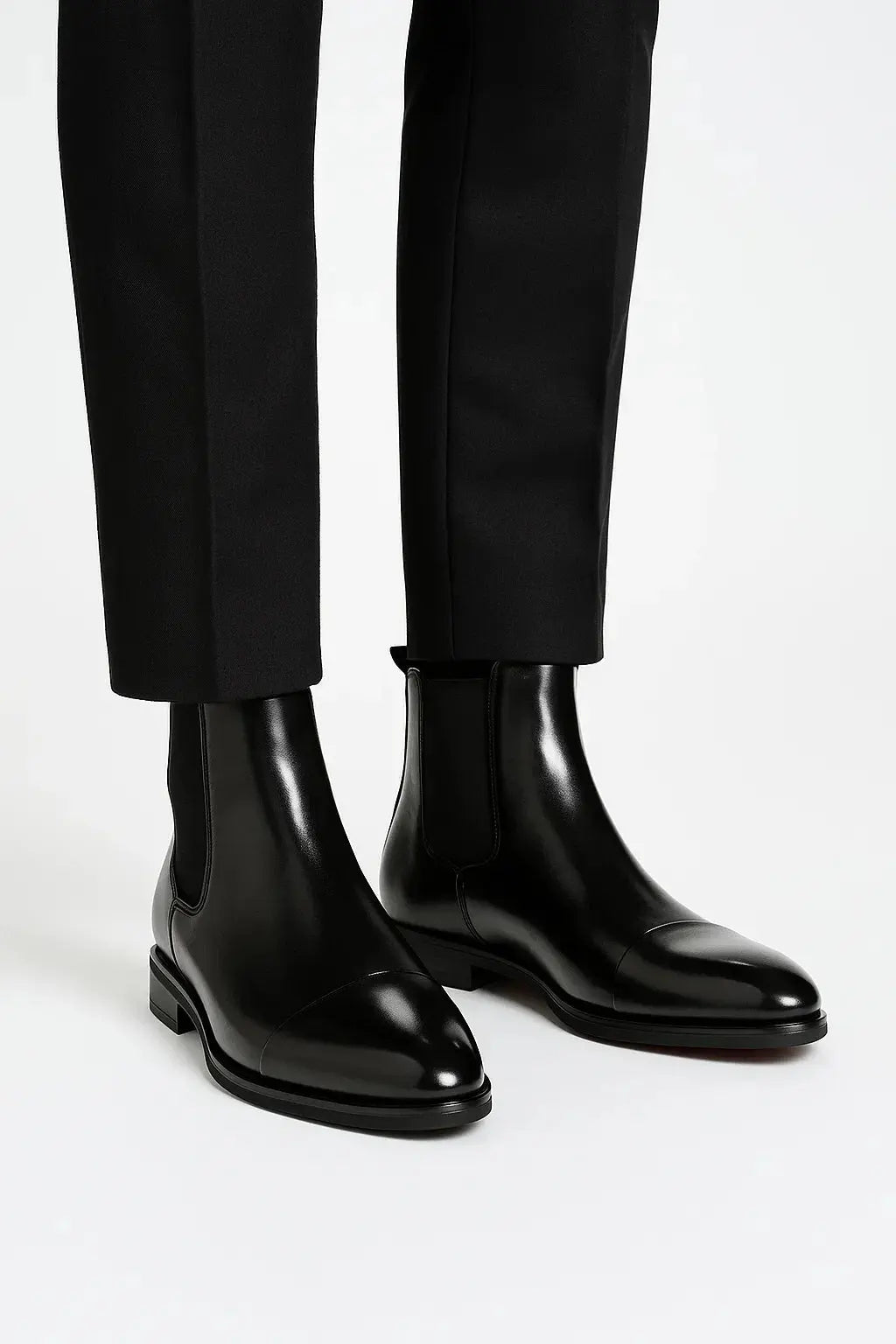Optew Men's Chelsea Boots Premium Leather Comfortable Everyday Wear