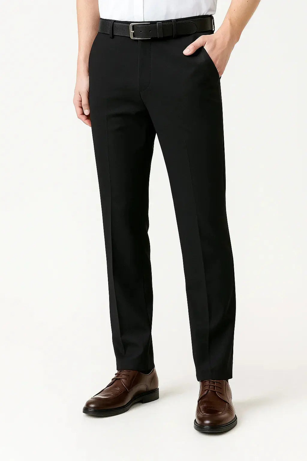 Optew Men's Stretch Pants Execflex Comfortable Fit Soft Fabric