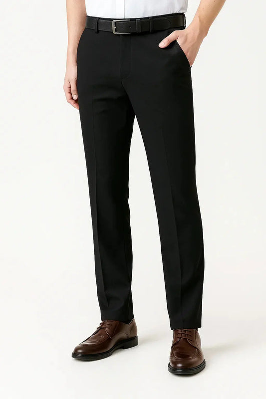 Optew Men's Stretch Pants Execflex Comfortable Fit Soft Fabric