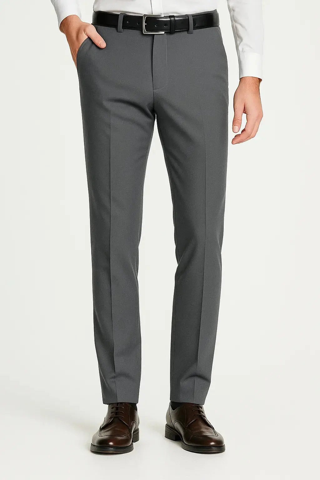 Optew Men's Stretch Pants Execflex Comfortable Fit Soft Fabric