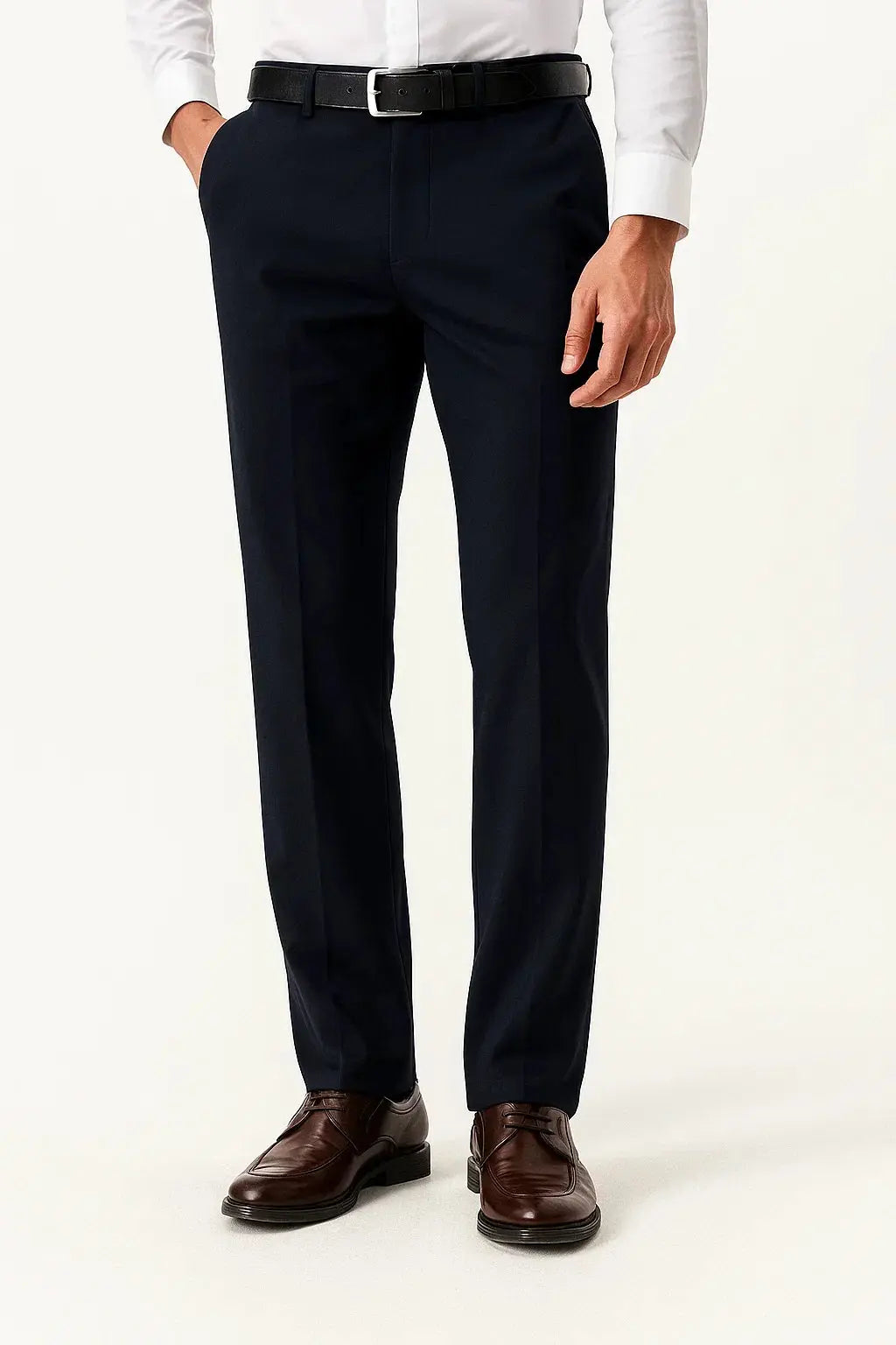 Optew Men's Stretch Pants Execflex Comfortable Fit Soft Fabric