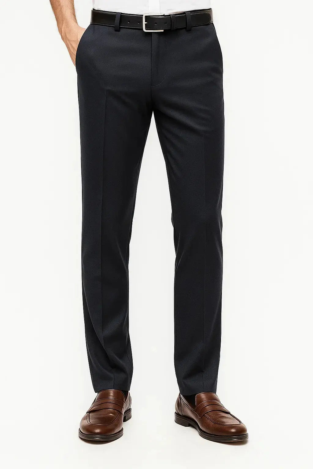Optew Men's Stretch Pants Execflex Comfortable Fit Soft Fabric