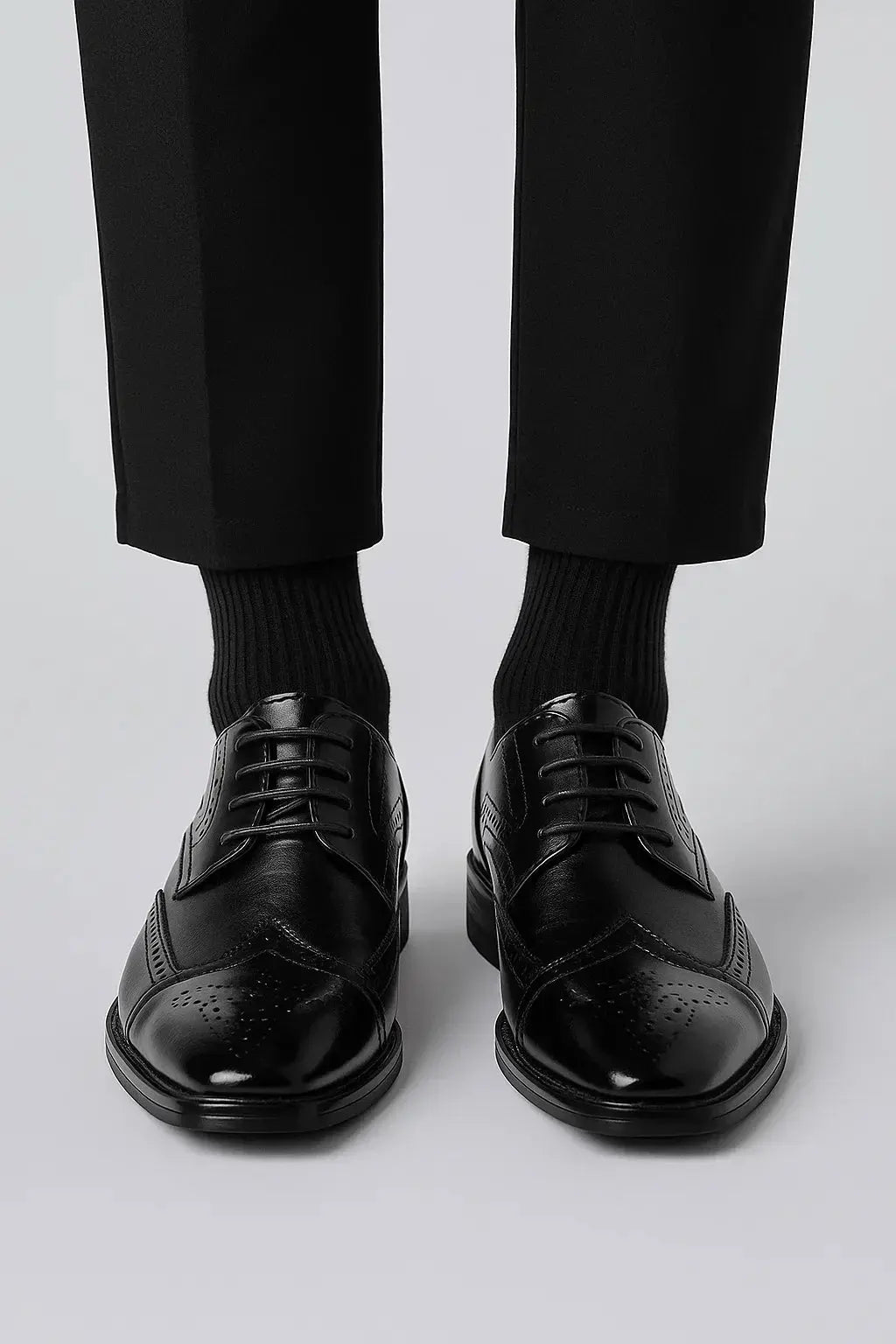 Optew Men's Dress Shoes Genuine Leather Oxford Formal Footwear