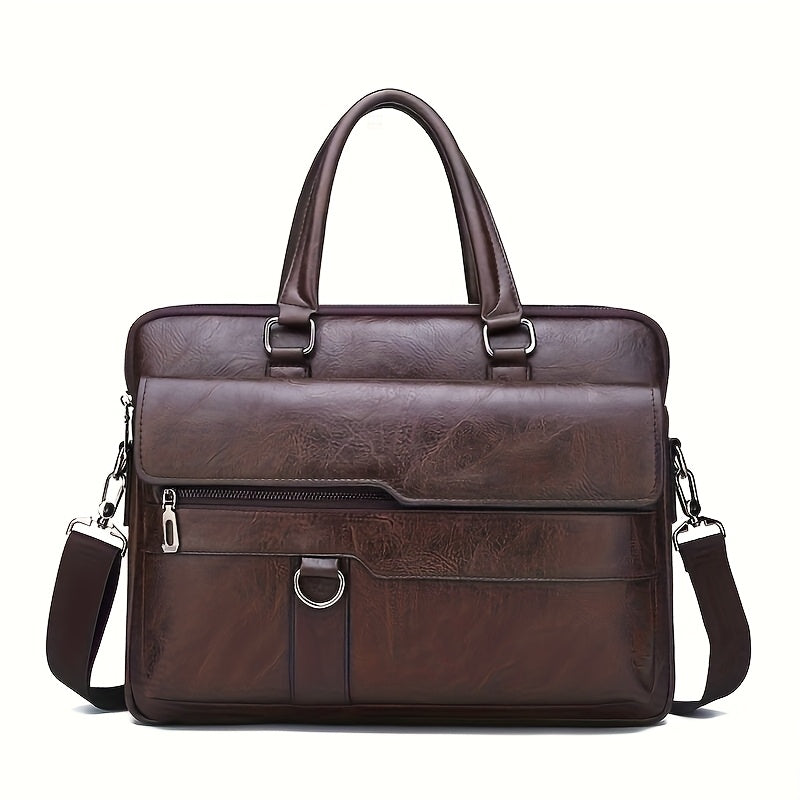 Optew Men’s Vintage Briefcase Bag
