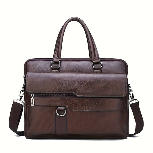 Optew Men’s Vintage Briefcase Bag