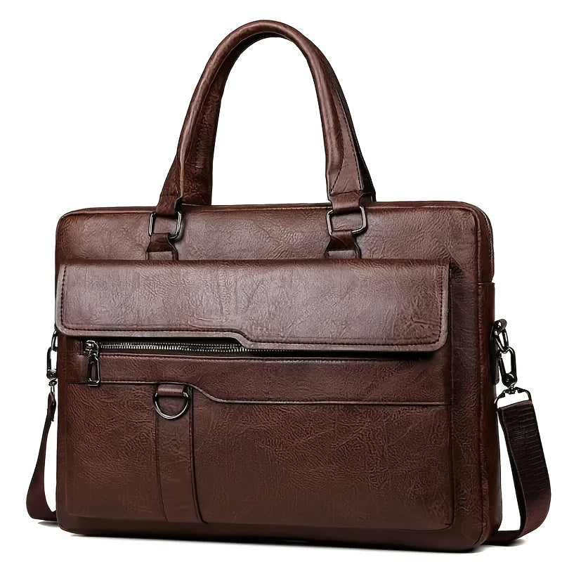 Optew Men’s Vintage Briefcase Bag
