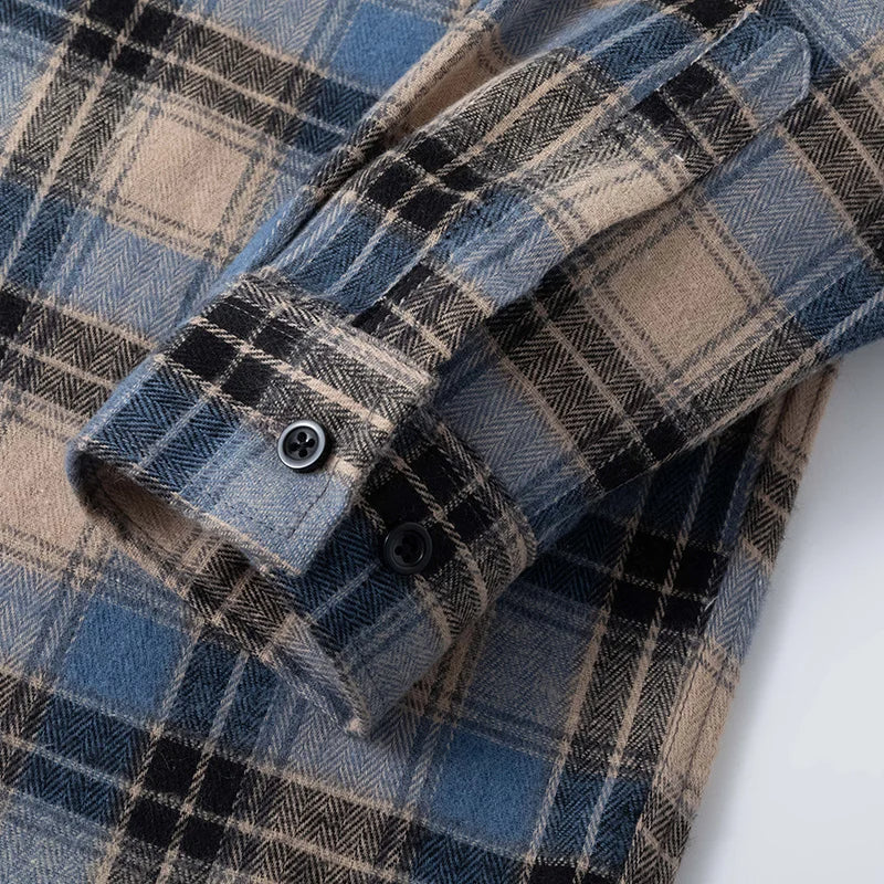 Optew Men’s Plaid Flannel Shirt