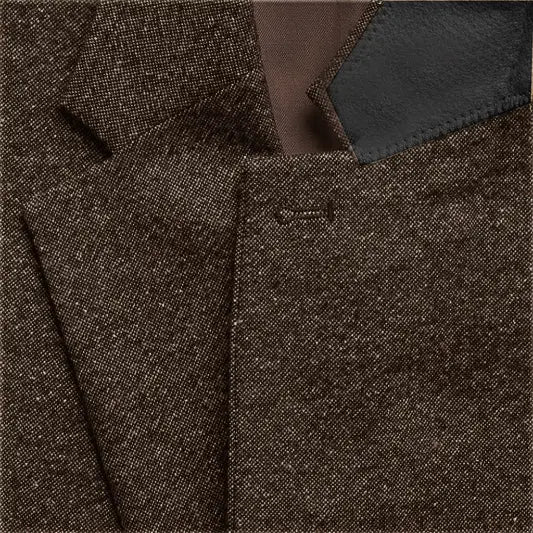 Optew Men Wedding Three‑piece Suit Tweed Wool Blend
